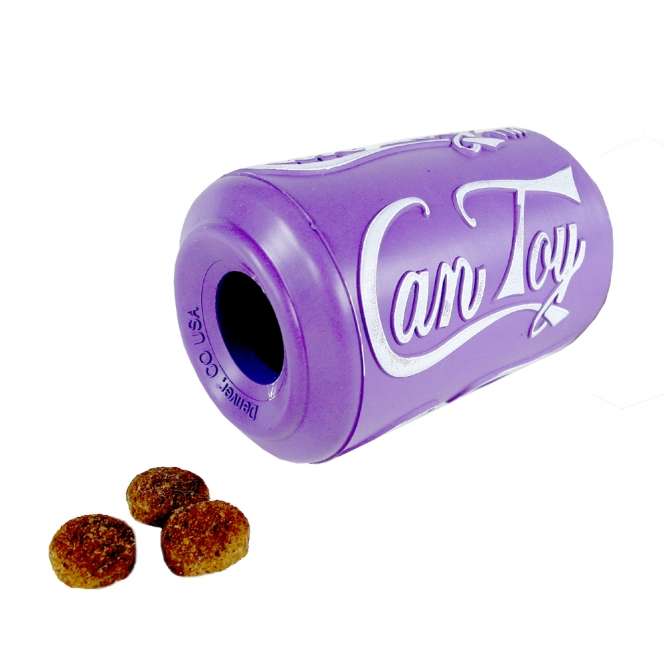 Can Toy Medium aus Naturkautschuk - made in USA - Lila-2