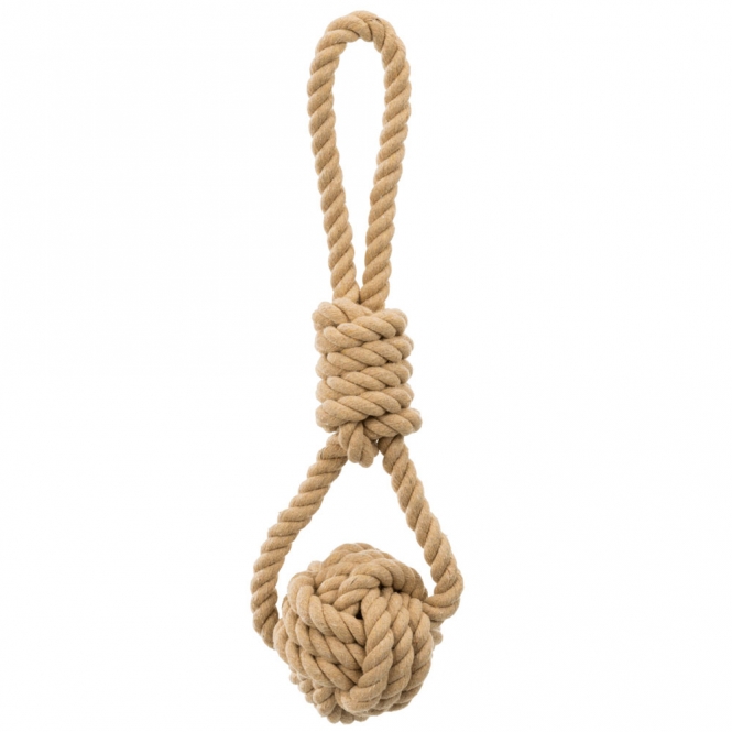 Trixie BE NORDIC Spieltau mit eingeflochtenem Ball - ø 8/30 cm Trixie BE NORDIC Spieltau mit eingeflochtenem Ball - ø 8/30 cm